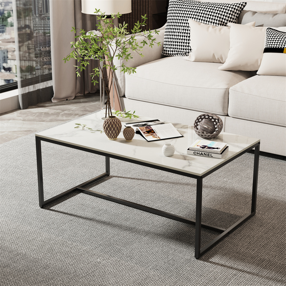 Rectangular Marble Coffee Table_1