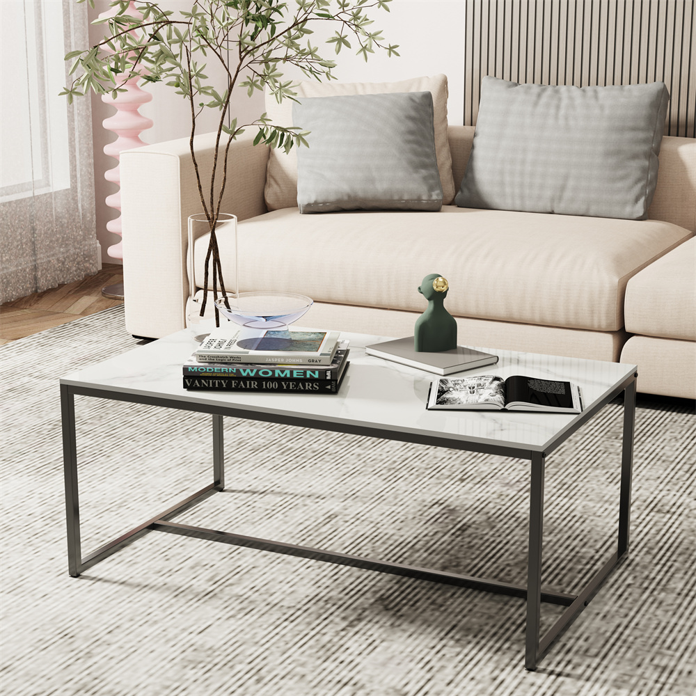 Rectangular Marble Coffee Table_6