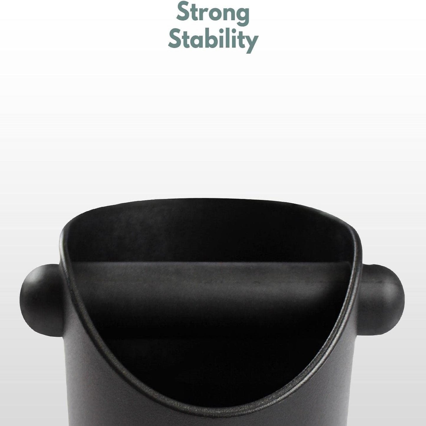 GOMINIMO Coffee Knock Box With Removable Knock Bar Black 11cm