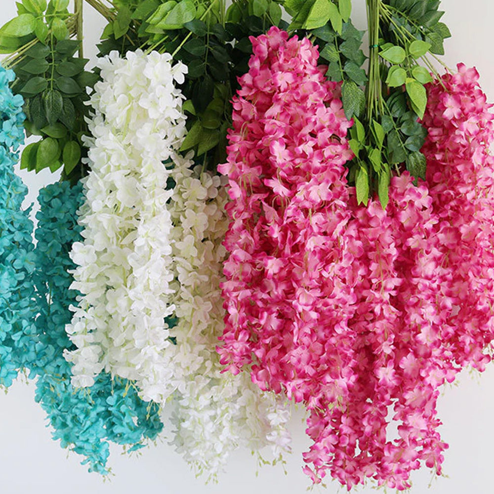 Artificial Hanging Silk Garland Vine Flowers Garden Decoration_11