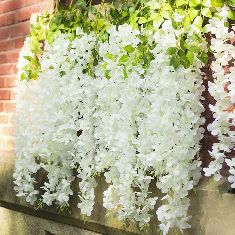 Artificial Hanging Silk Garland Vine Flowers Garden Decoration_6