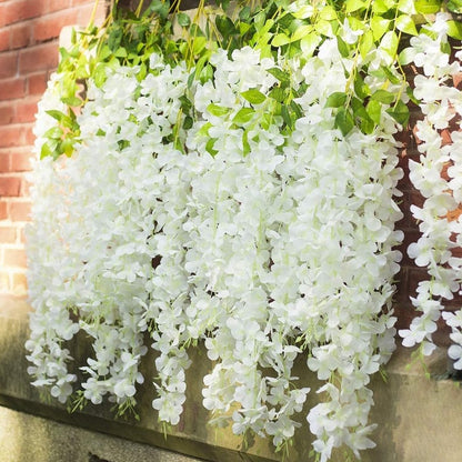 Artificial Hanging Silk Garland Vine Flowers Garden Decoration_6