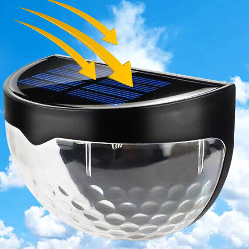 4 Pcs Waterproof Solar LED Wall Light for Garden and Outdoor- Solar Powered_8