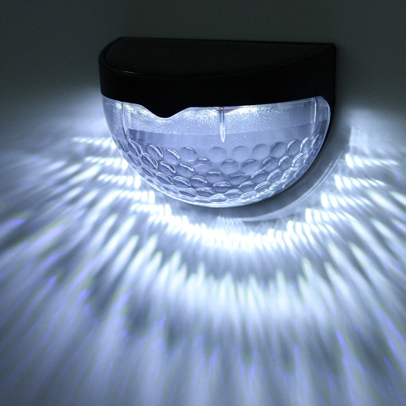 4 Pcs Waterproof Solar LED Wall Light for Garden and Outdoor- Solar Powered_10