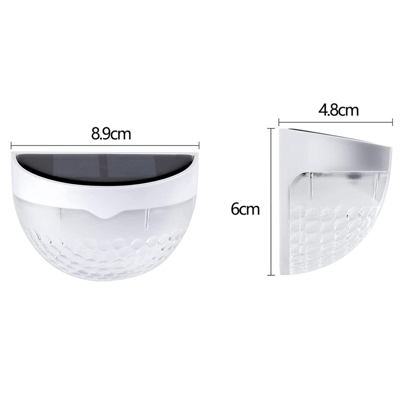 4 Pcs Waterproof Solar LED Wall Light for Garden and Outdoor- Solar Powered_19