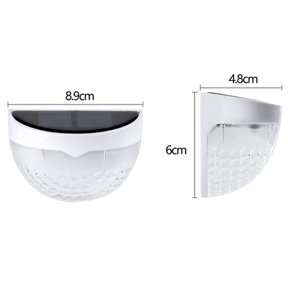 4 Pcs Waterproof Solar LED Wall Light for Garden and Outdoor- Solar Powered_19
