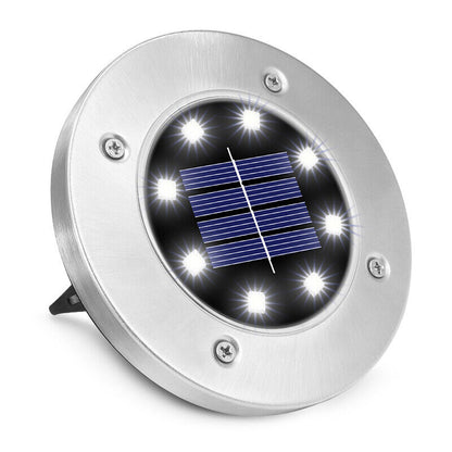 4 Pcs Solar Powered LED Light for Outdoor Garden Inground Recessed_13