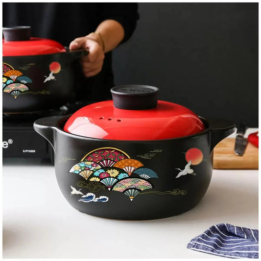 Colour King Casserole with Lid Red (4000ML)