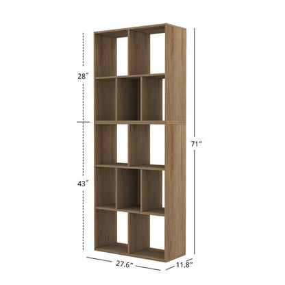 5 Tier Bookcase Storage Cabinet