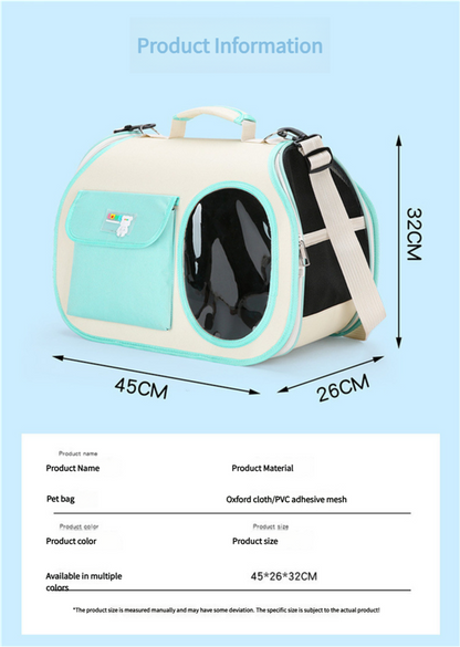 Yellow Colors Pet Carrier Backpack | Breathable Cat Carrier Backpack with Transparent Window