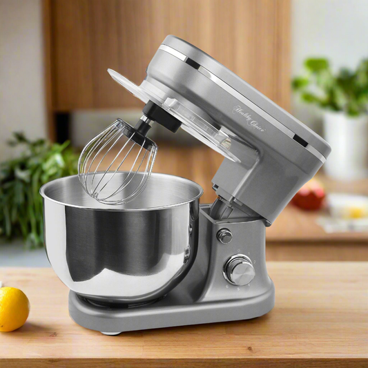 1200W Mix Master 5L Kitchen Stand (Titanium) w/ Whisk & Beater